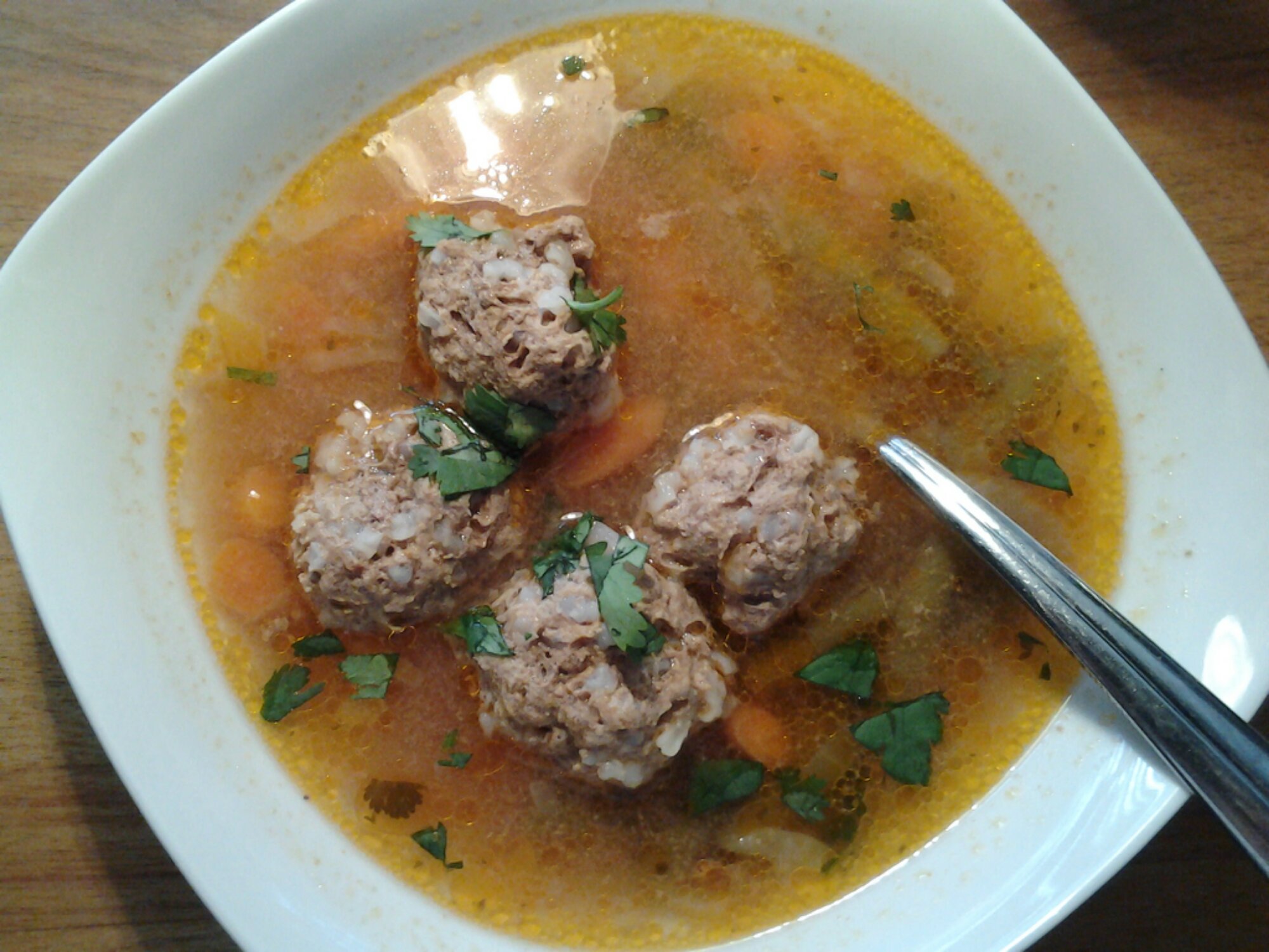 Albondigas soup 